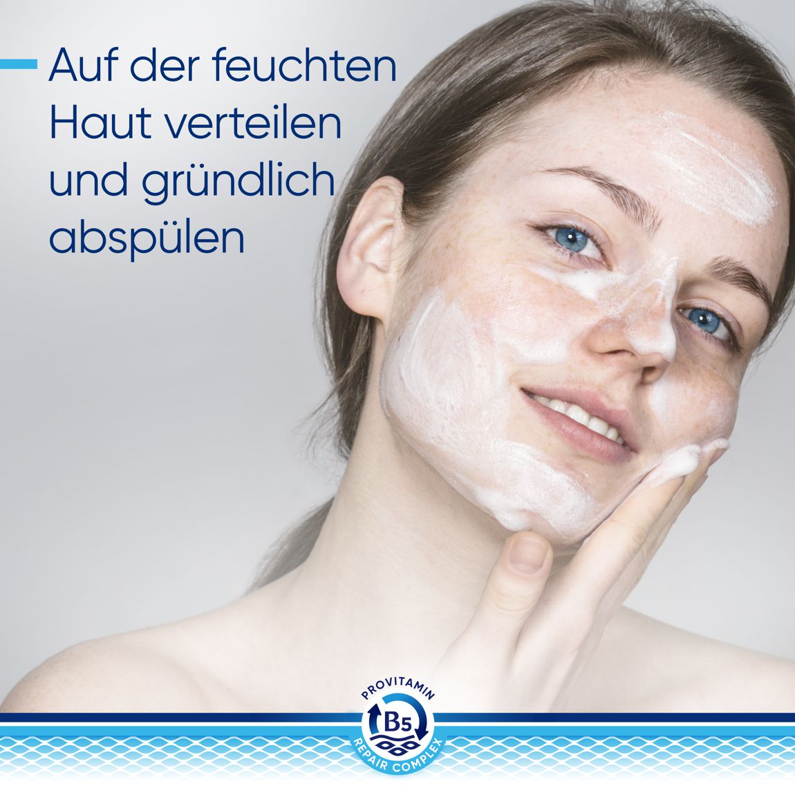Bepanthen Derma Reinigungsgel fürs Gesicht Anwendung