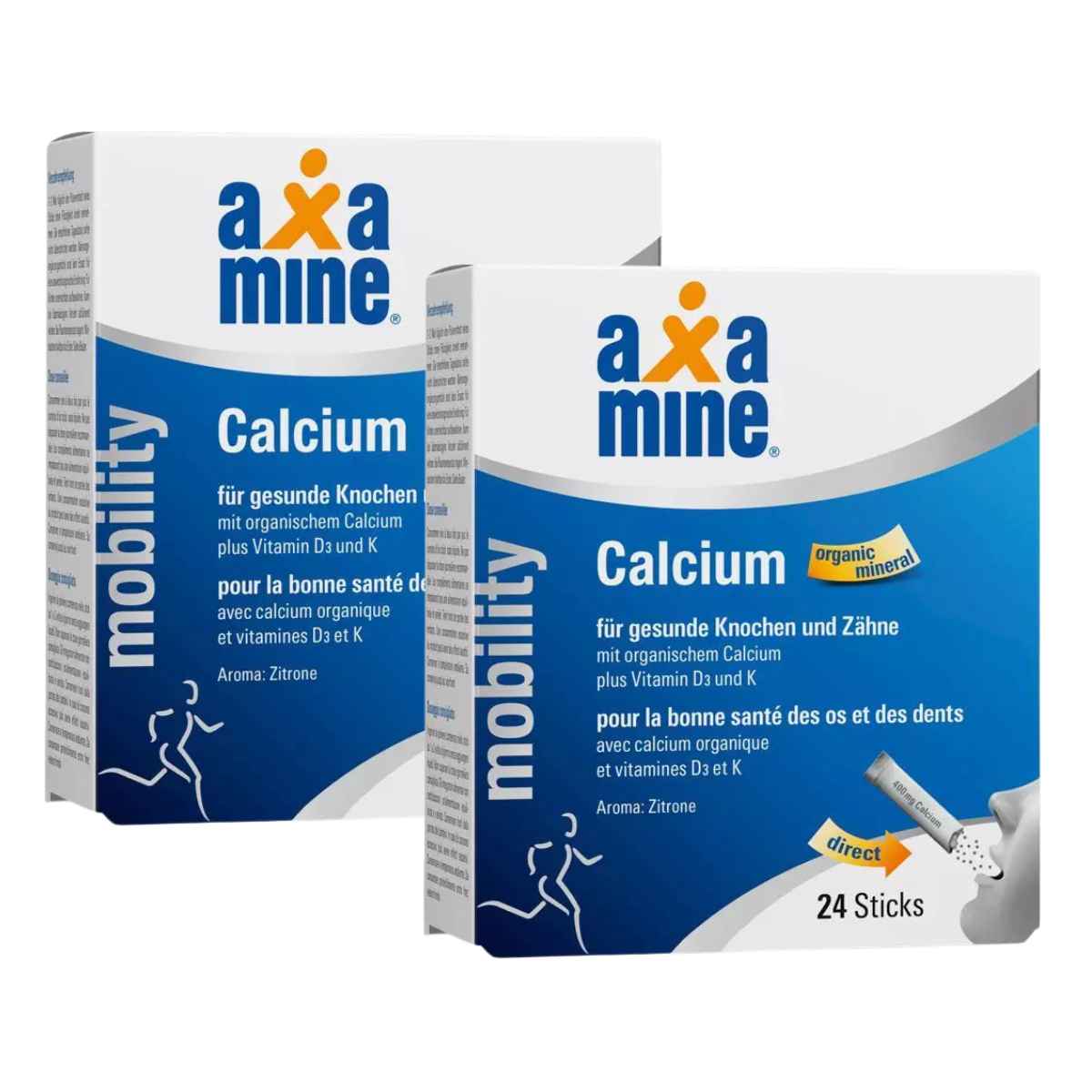 Axamine Calcium Sticks 2x 24 pièces Axamine Calcium Sticks 2x 24 pièces