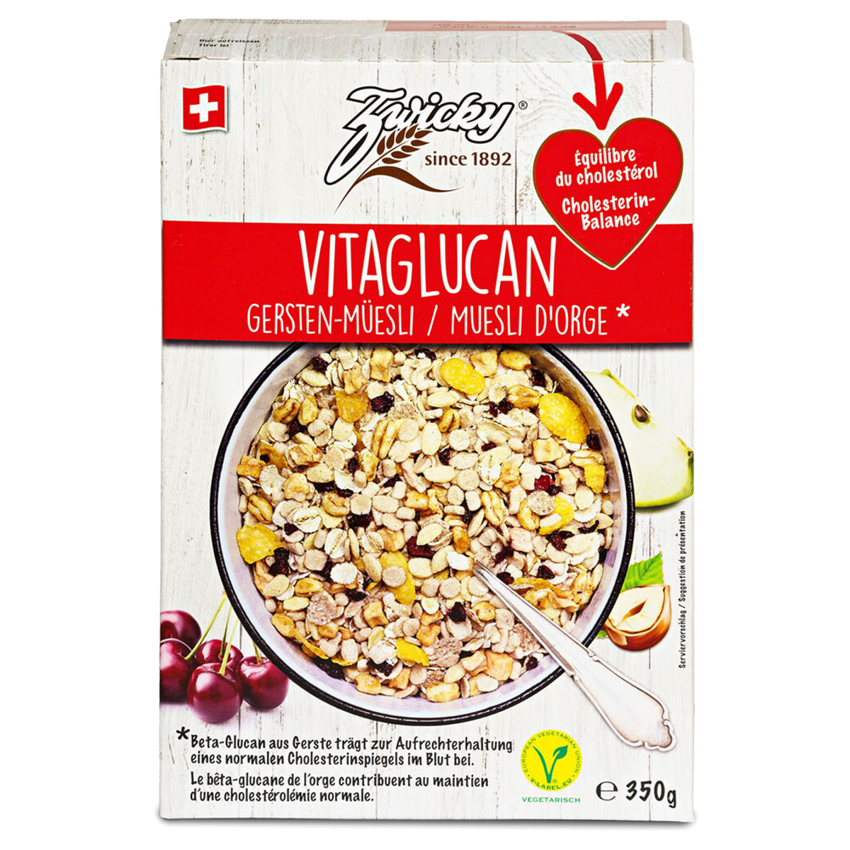Zwicky Vitaglucan Müesli 350 g Zwicky Vitaglucan Müesli 350 g