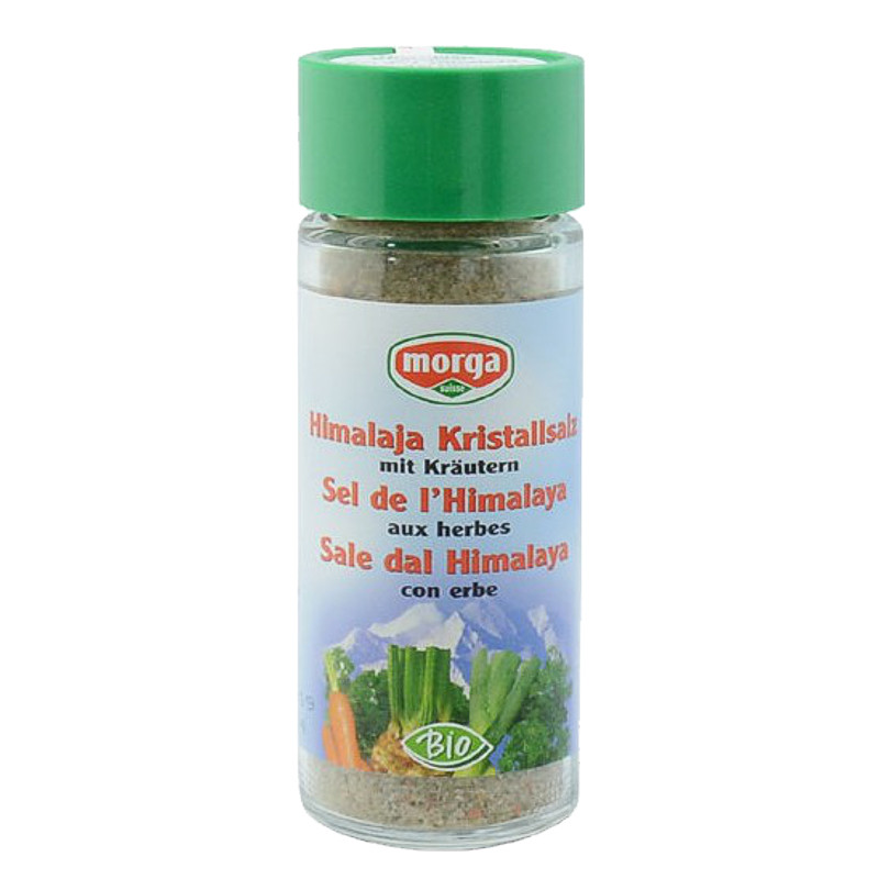 MORGA Himalaja Kristallsalz mit Kräutern 100 g
