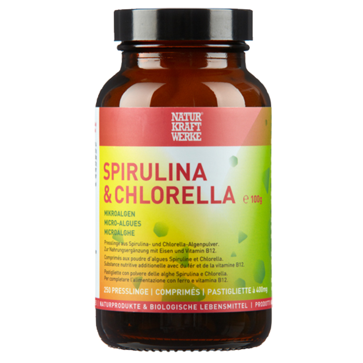 Naturkraftwerke Spirulina & Chlorella Presslinge 250 Stück Naturkraftwerke Spirulina & Chlorella Presslinge 250 Stück