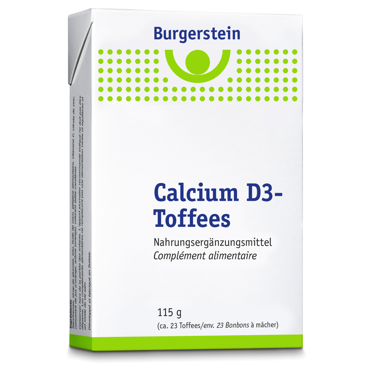 Burgerstein Calcium D3-Toffees 115 g