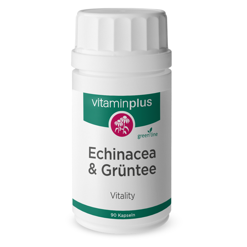 Vitaminplus Echinacea & Grüntee Kapseln 90 Stück Vitaminplus Echinacea & Grüntee Kapseln 90 Stück