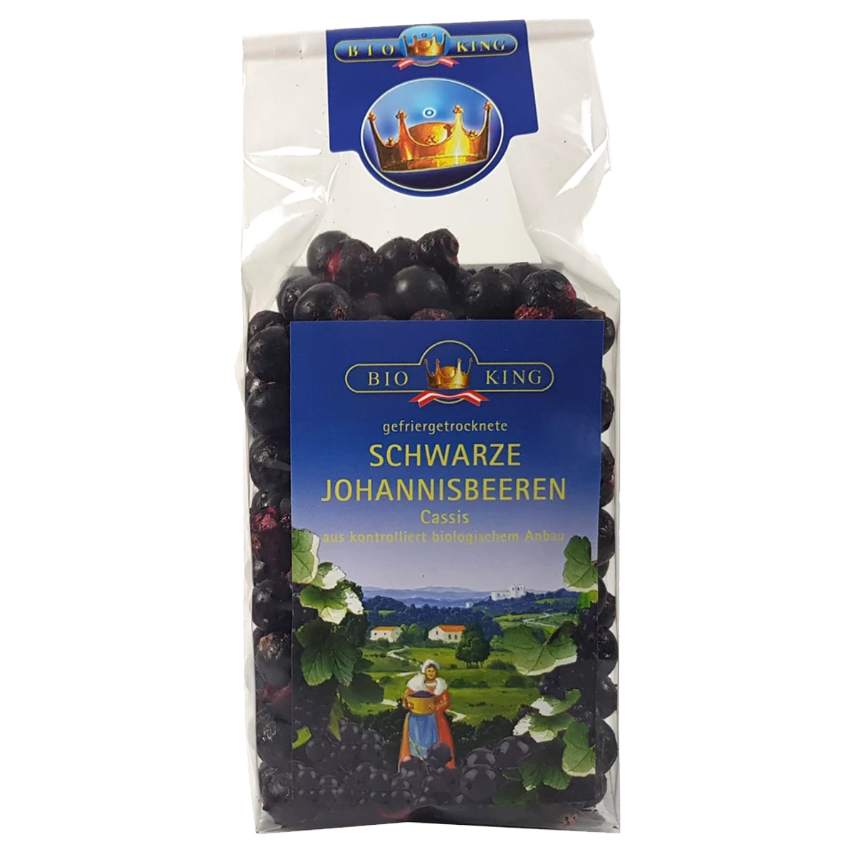 Bioking Johannisbeeren schwarz gefriergetrocknet Bio 50 g Bioking Johannisbeeren schwarz gefriergetrocknet Bio 50 g