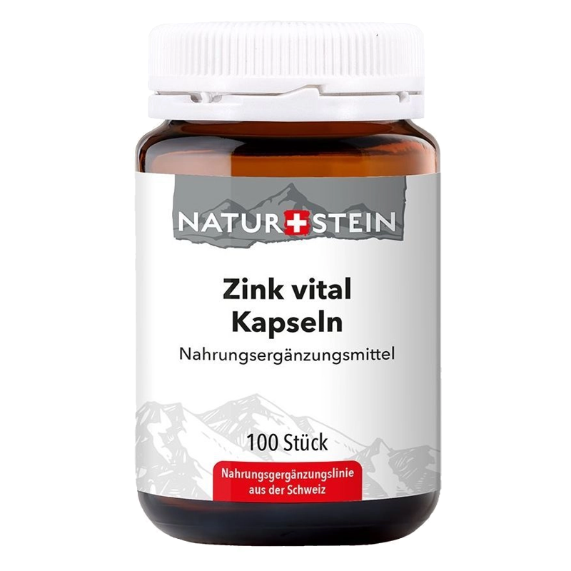 Naturstein Zink Vital Kapseln 100 Stück