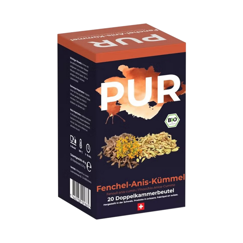 PUR Fenchel-Anis-Kümmel Tee 20 Beutel PUR Fenchel-Anis-Kümmel Tee 20 Beutel