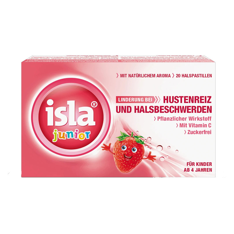 ISLA Junior Pastillen Erdbeere 20 Stück ISLA Junior Pastillen Erdbeere 20 Stück
