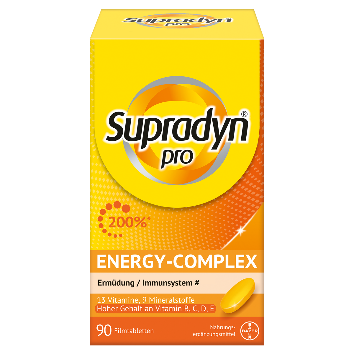 Supradyn pro energy-complex Filmtabletten Dose 90 Stück Supradyn pro energy-complex Filmtabletten Dose 90 Stück