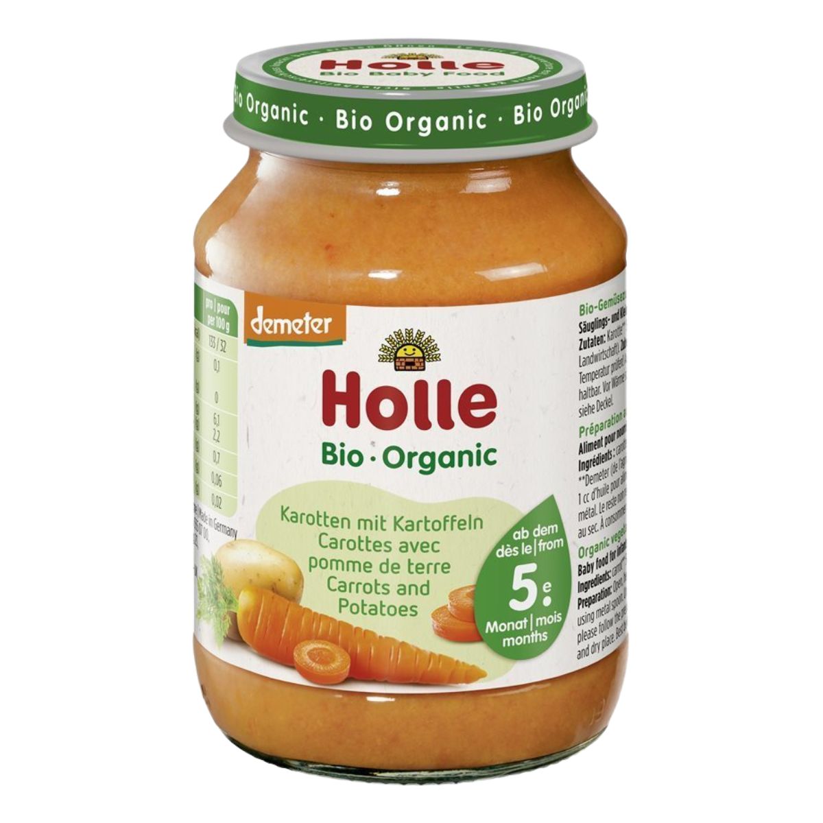 Holle Karotten mit Kartoffeln 190 g 