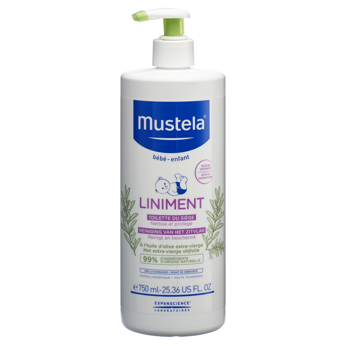 Mustela Liniment mit Pumpe 750ml