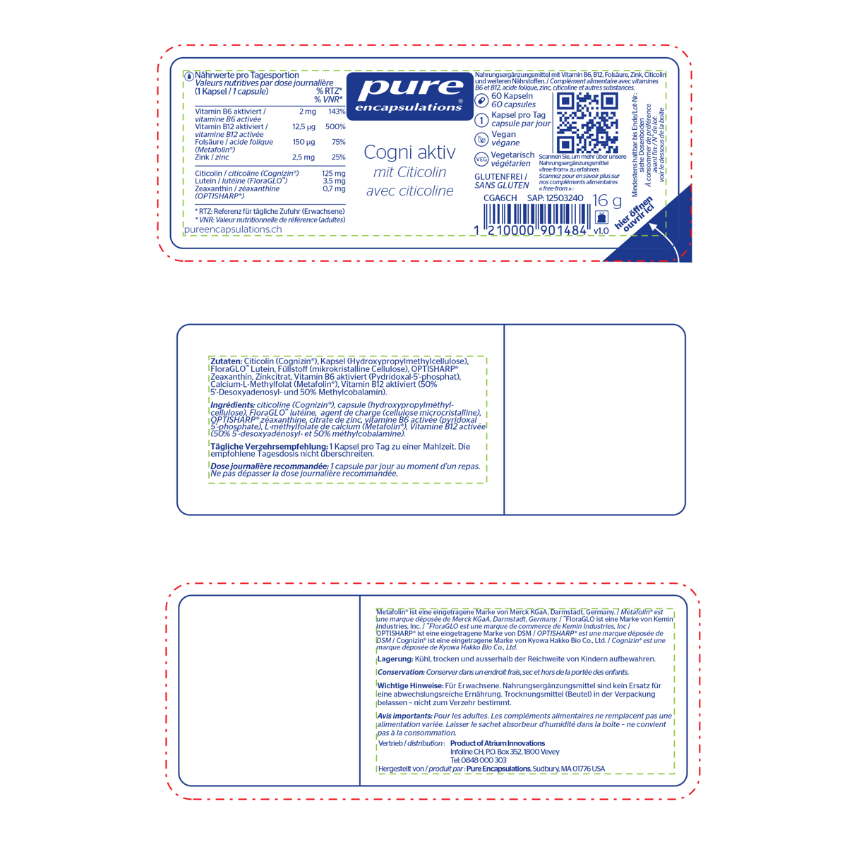 PURE Cogni Aktiv Kaps 60 Stück PURE Cogni Aktiv Kaps 60 Stück