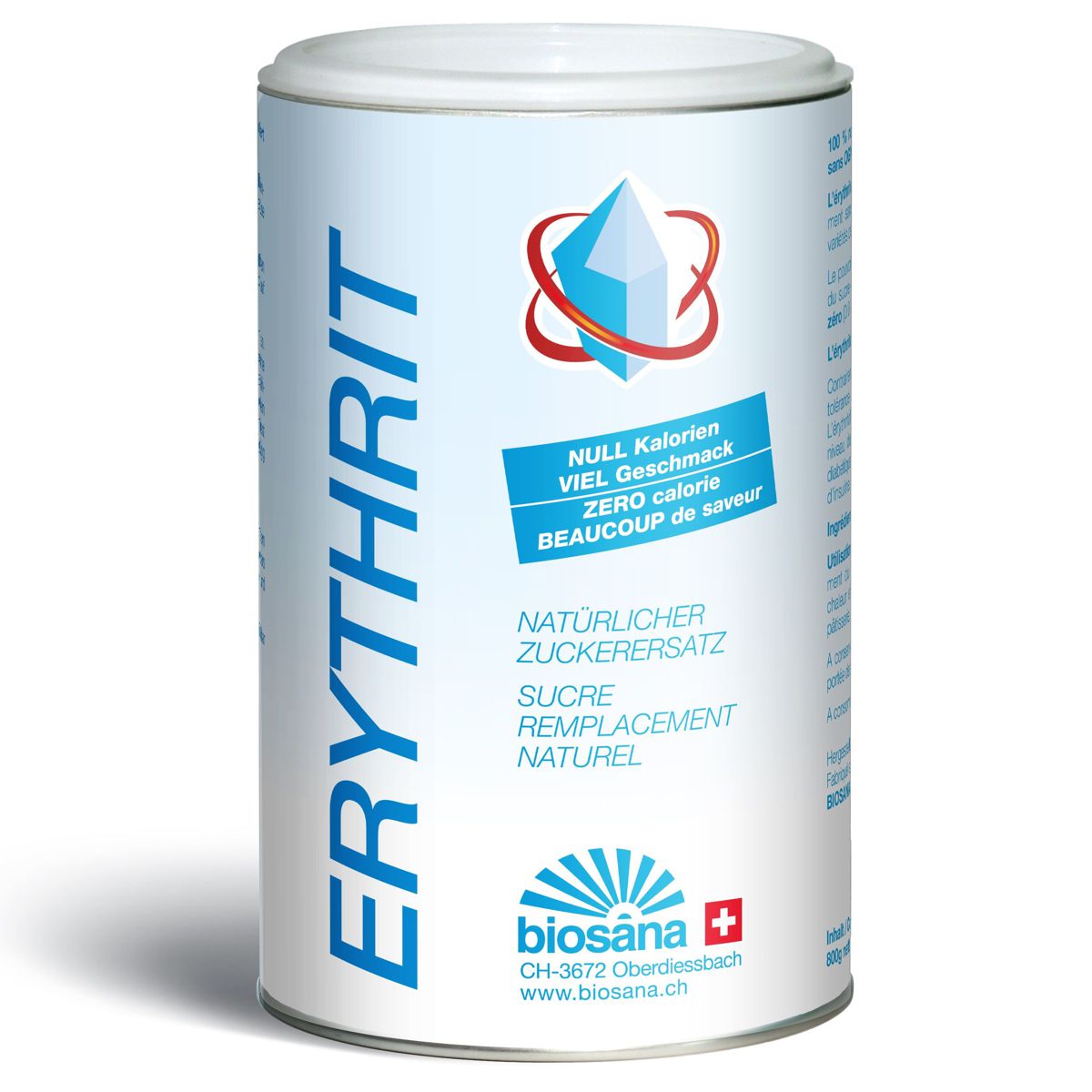 Biosana Erythrit Zuckerersatz 800 g Biosana Erythrit Zuckerersatz 800 g