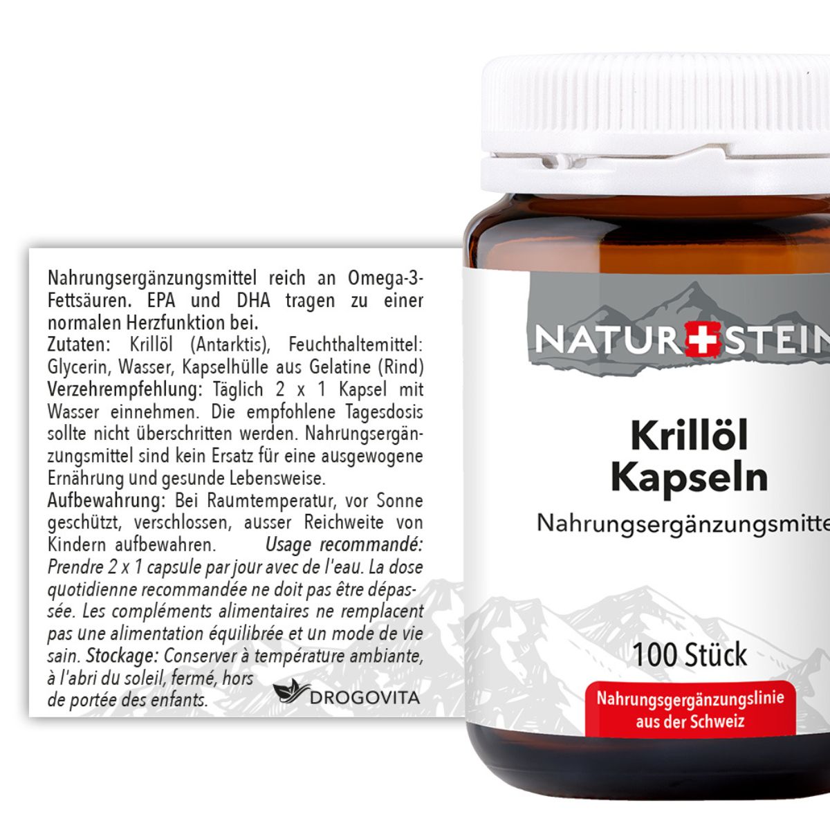 Naturstein Krillöl Kapseln 100 Stück Naturstein Krillöl Kapseln 100 Stück