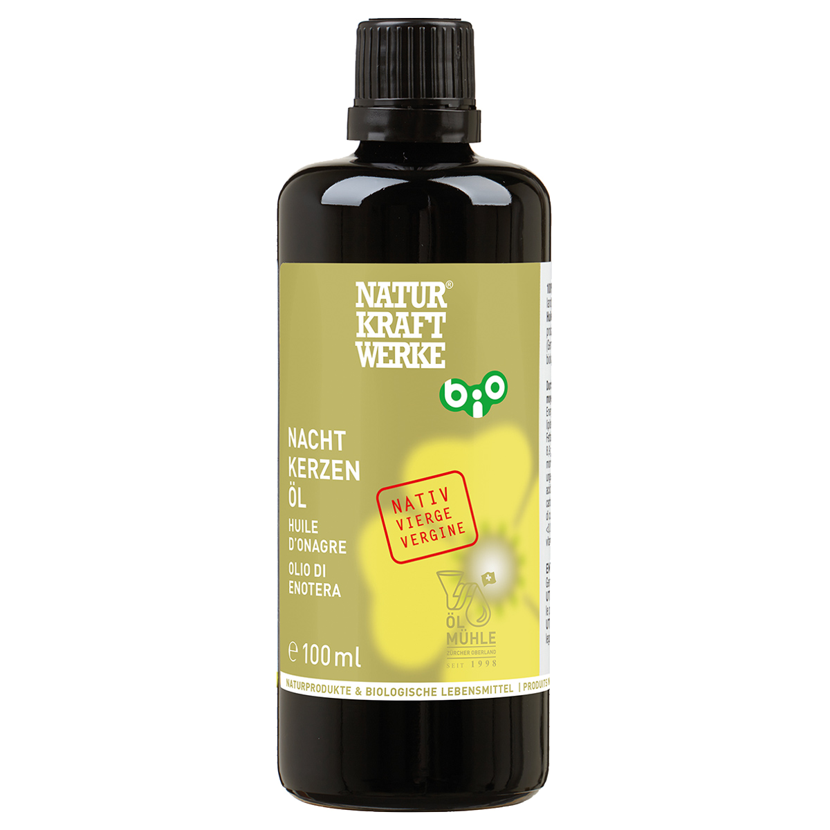 Naturkraftwerke Nachtkerzenöl nativ Bio 100 ml Naturkraftwerke Nachtkerzenöl nativ Bio 100 ml