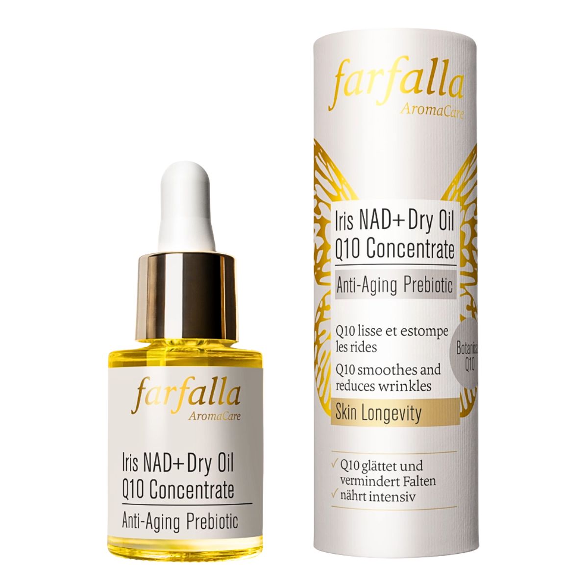Farfalla NAD+ Dry Oil Q10 Concentrate Iris 15 ml