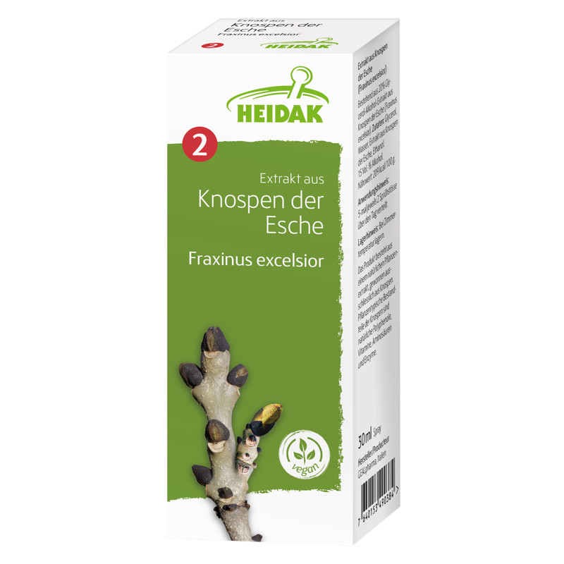 Heidak Knospe Esche Fraxinus excelsior Flasche 30 ml