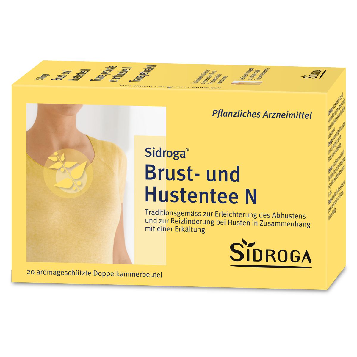 Sidroga Brust- und Hustentee N 20 Beutel Sidroga Brust- und Hustentee N 20 Beutel