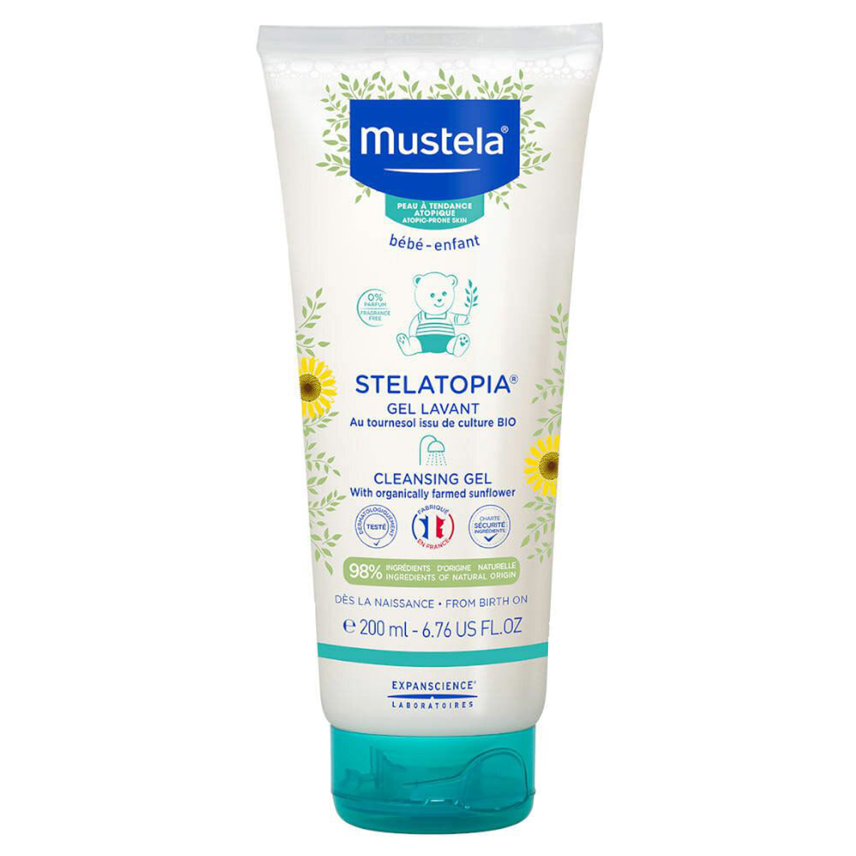 Mustela Stelatopia Waschgel Atopie Haut 200ml