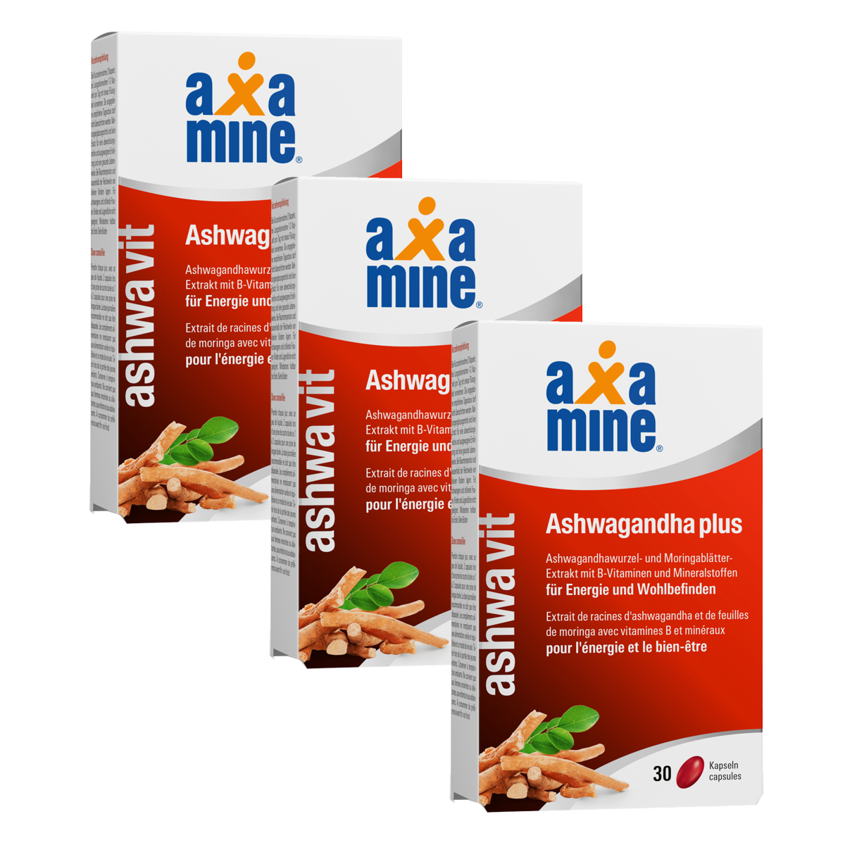 Axamine Ashwagandha 3x 30 Kapseln Axamine Ashwagandha 3x 30 Kapseln