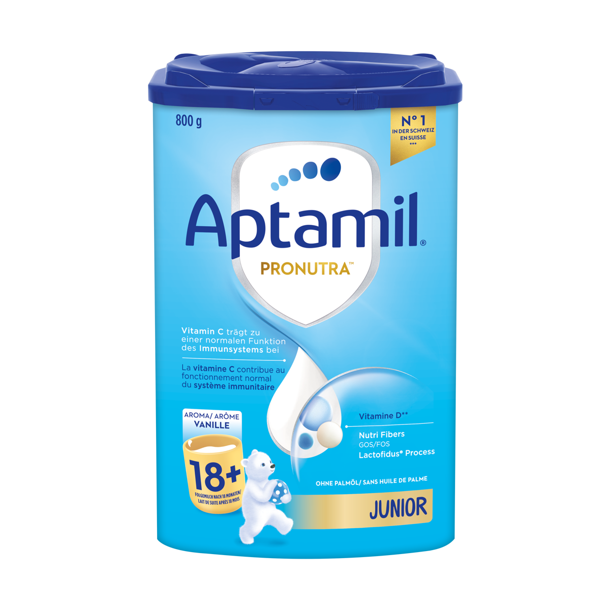 APTAMIL Pronatura Junior 18+ Vanille 800 g APTAMIL Pronatura Junior 18+ Vanille 800 g