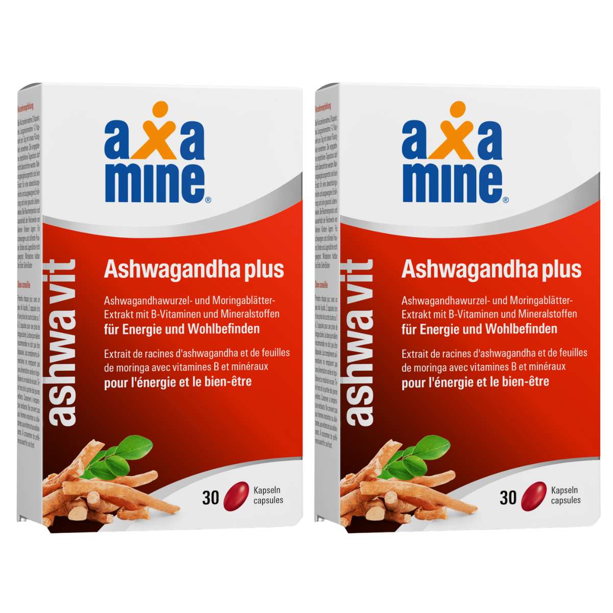 Aktion: Axamine ashwaVit Ashwagandha 2 x 30 Kapseln Aktion: Axamine ashwaVit Ashwagandha 2 x 30 Kapseln