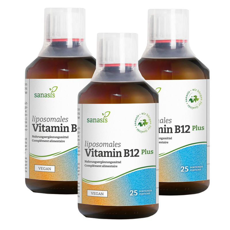 Sanasis Vitamin B12 plus liposomal Flasche 3x 250 ml
