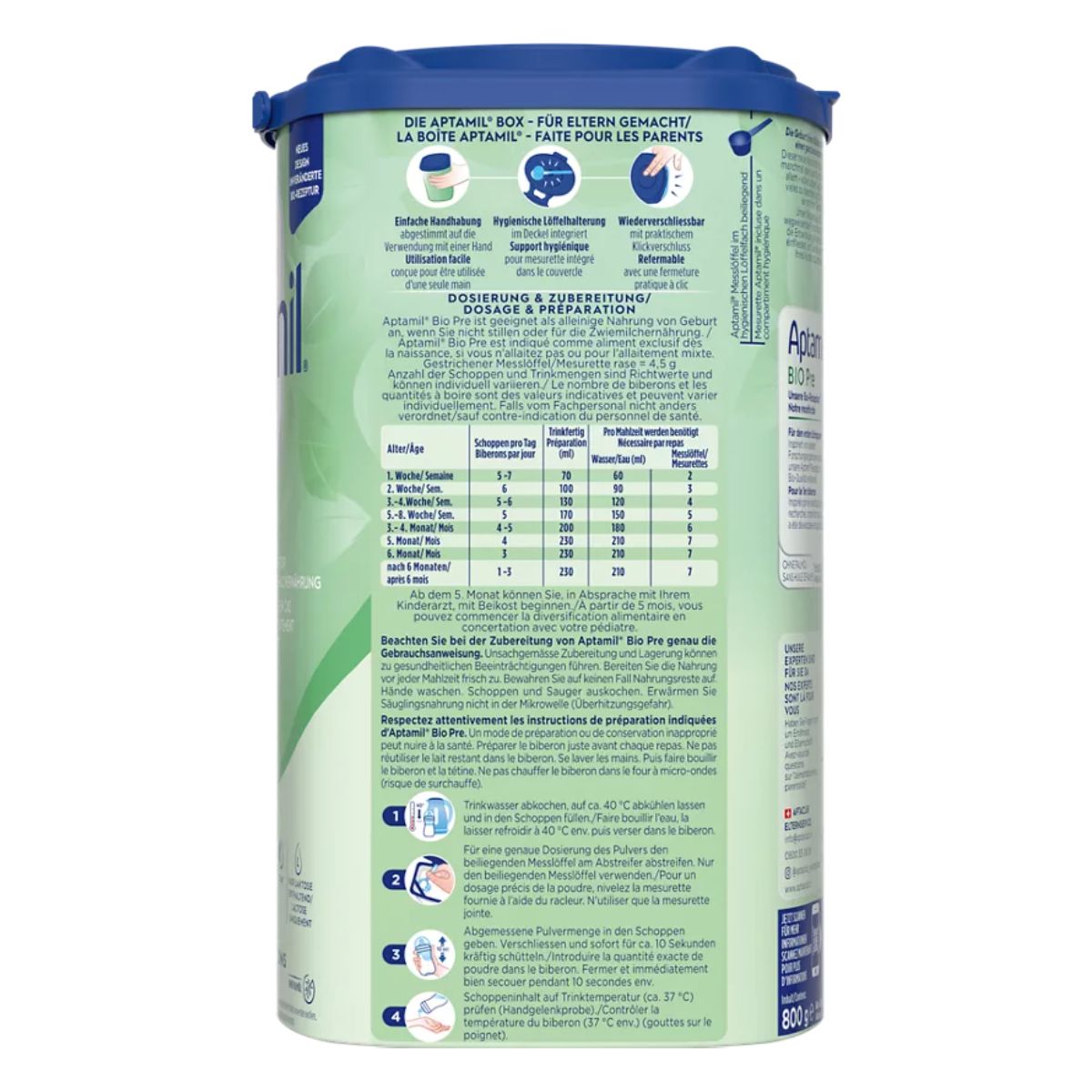 APTAMIL Bio Pre Dose 800 g