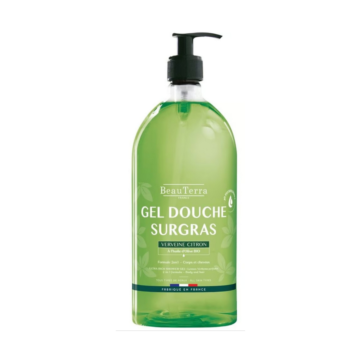 BeauTerra Duschgel reichhaltig Zitronenverbene 1000 ml