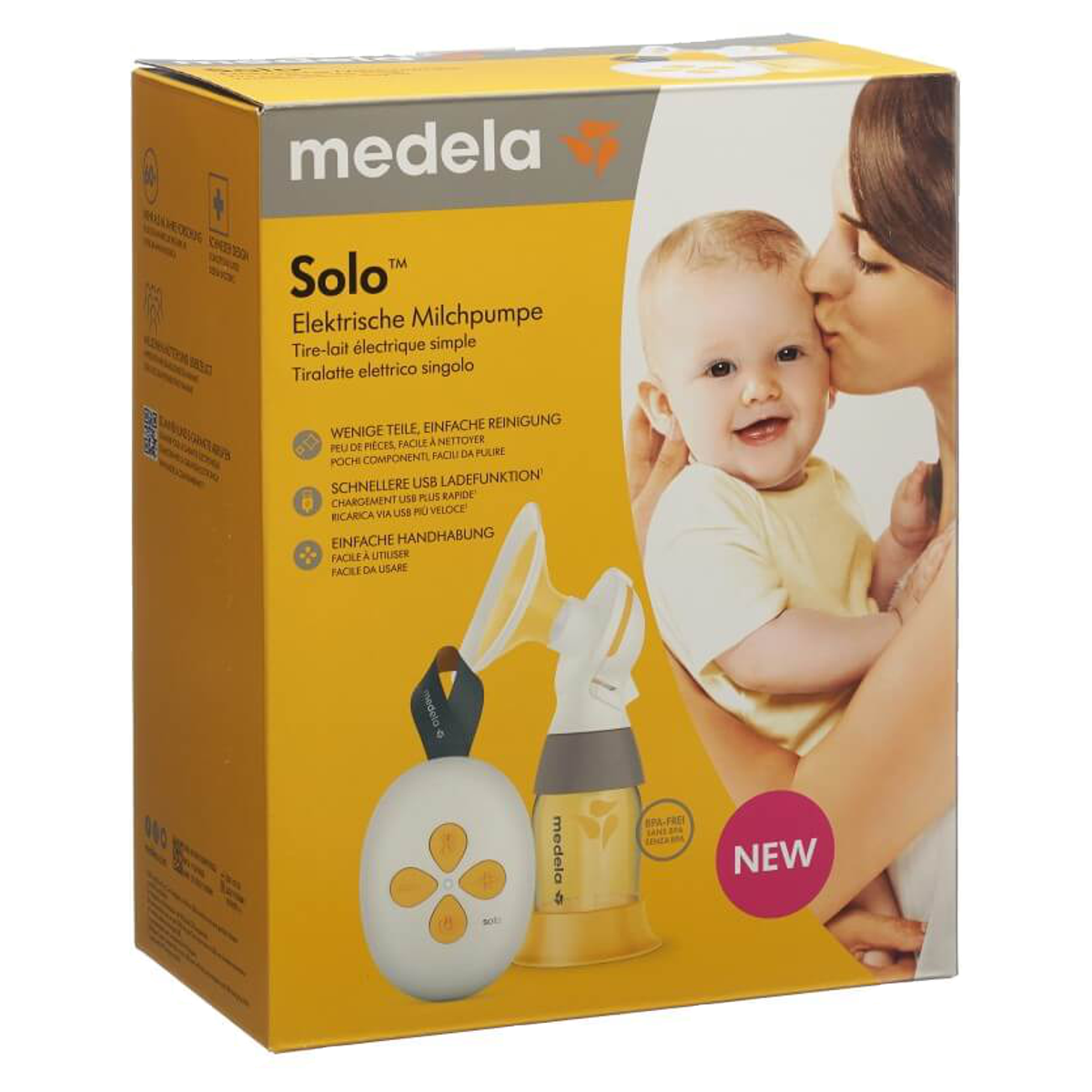 Medela Solo™ elektrische Einzelmilchpumpe Medela Solo™ elektrische Einzelmilchpumpe