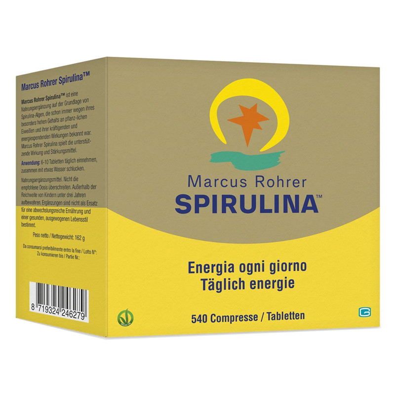 Marcus Rohrer Spirulina Tabletten Refill Karton 540 Stück
