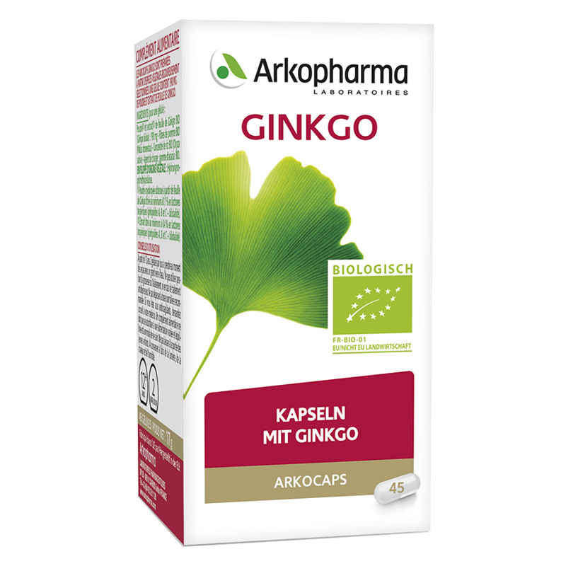 Arkocaps Ginkgo Kapseln Bio Dose 45 Stück Arkocaps Ginkgo Kapseln Bio Dose 45 Stück