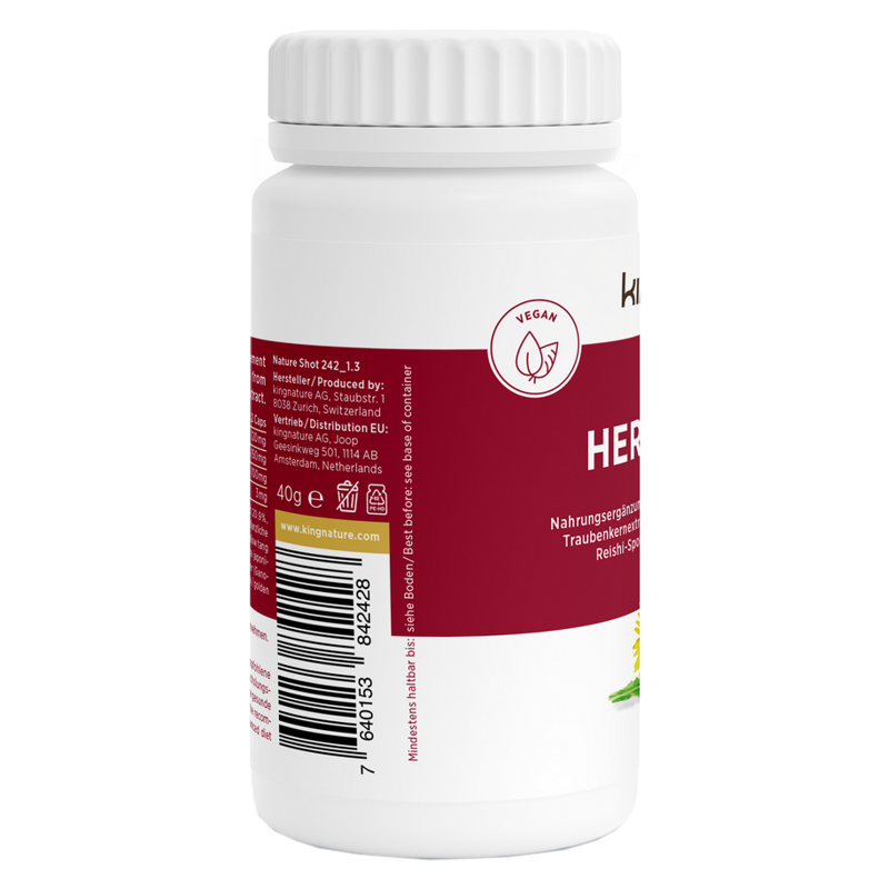 Kingnature Herbal Hero Kapseln 60 Stück  Kingnature Herbal Hero Kapseln 60 Stück