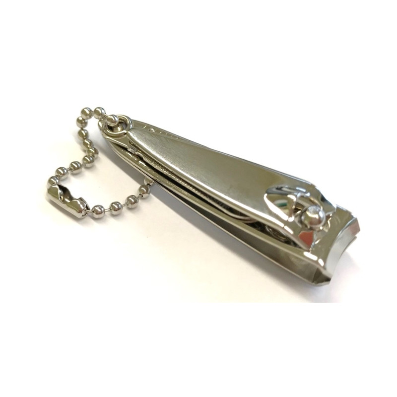 NIPPES Nagelknipser klein mit Kette vernickelt NIPPES Nagelknipser klein mit Kette vernickelt