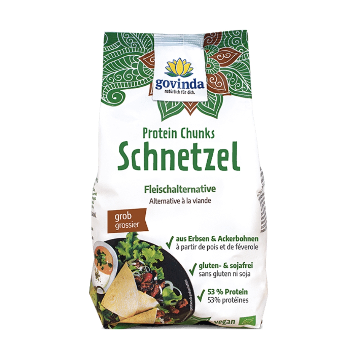 Govinda Protein Chunks Schnetzel 125 g Govinda Protein Chunks Schnetzel 125 g