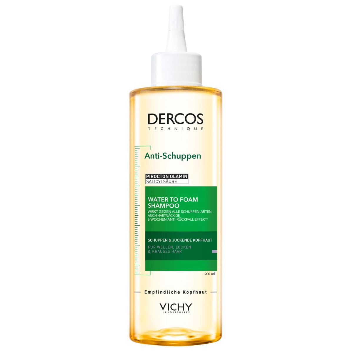 Vichy Dercos Anti-Schuppen Water to Foam Shampoo 200 ml