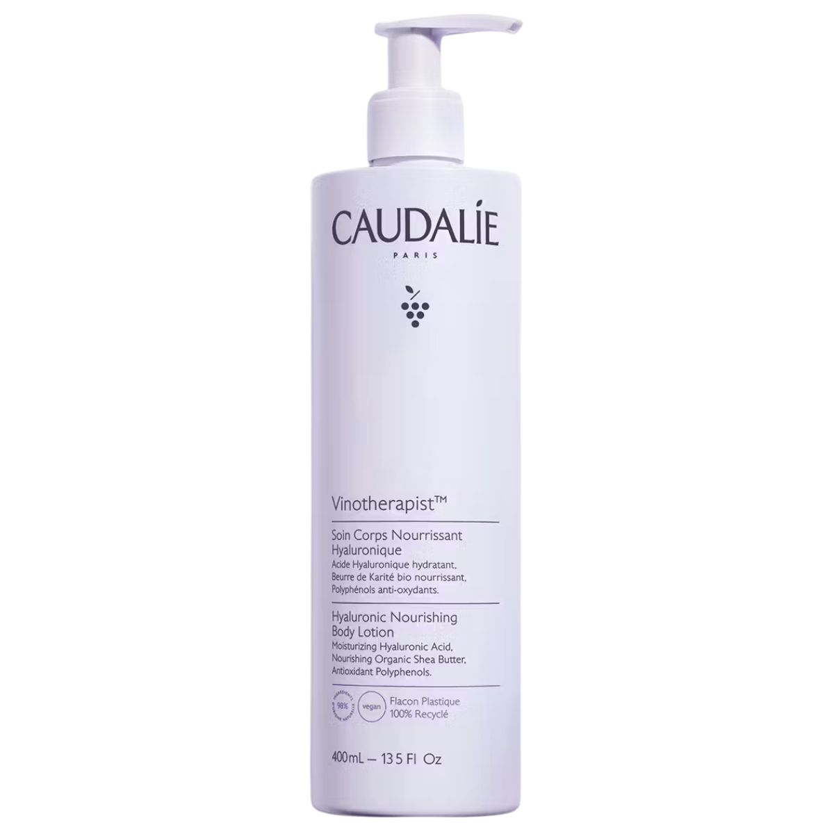 Caudalie Vinotherapie nährende Körperpflege mit Hyaluronsäure 400 ml