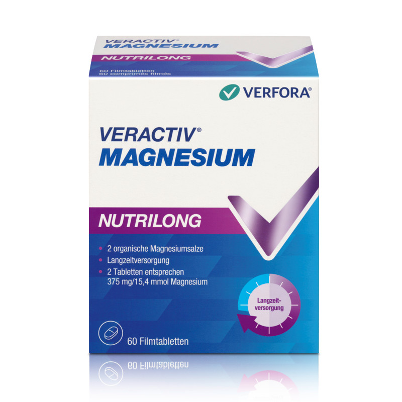 Veractiv Magnesium Nutrilong Tabletten 60 Stück Veractiv Magnesium Nutrilong Tabletten 60 Stück