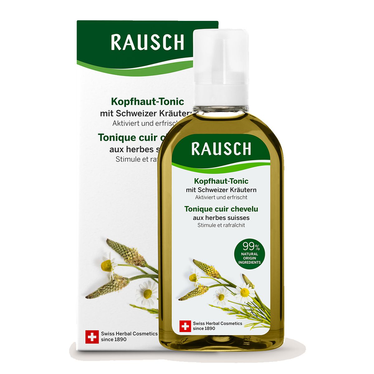 Rausch Schweizer Kräuter Kopfhaut-Tonic 200 ml Rausch Schweizer Kräuter Kopfhaut-Tonic 200 ml