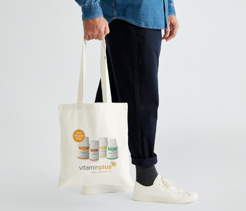 Vitaminplus Stoff-Tragetasche