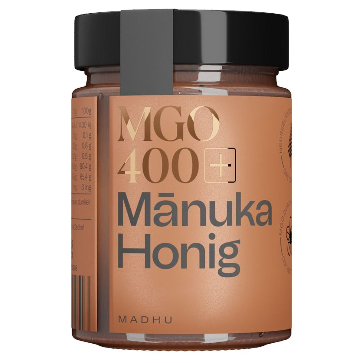 Madhu Honey Manuka Honig MGO400 Glas 500 g Madhu Honey Manuka Honig MGO400 Glas 500 g