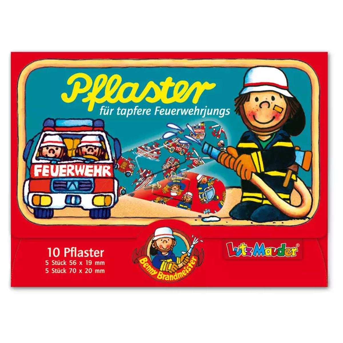 Lutz Mauder Kinderpflaster Feuerwehr 10 Stück