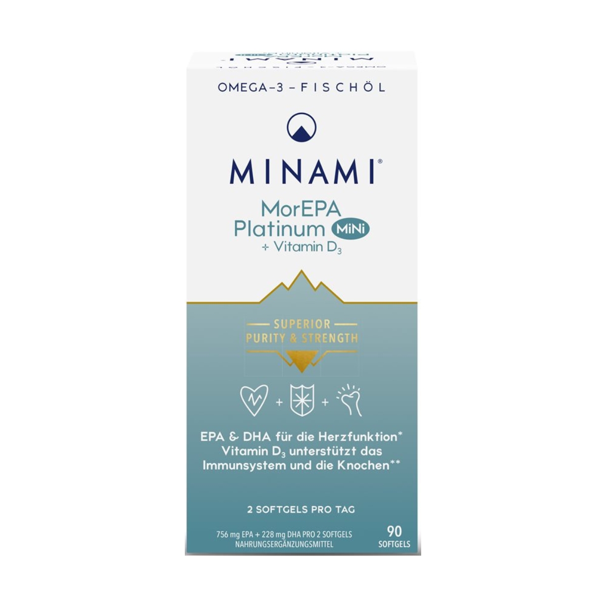 Minami MorEPA Platinum Mini Softgels 90 Stück Minami MorEPA Platinum Mini Softgels 90 Stück