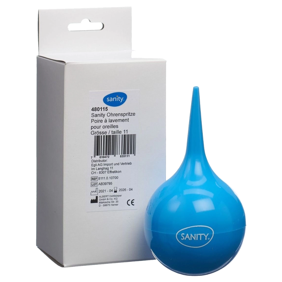 SANITY Ohrspritze Gr11 206ml SANITY Ohrspritze Gr11 206ml