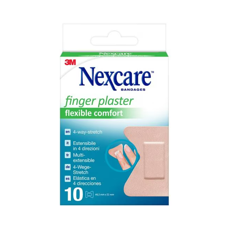 3M NEXCARE Fingerpflaster Comfort 4.45 x 5.1 cm 10 Stück 3M NEXCARE Fingerpflaster Comfort 4.45 x 5.1 cm 10 Stück