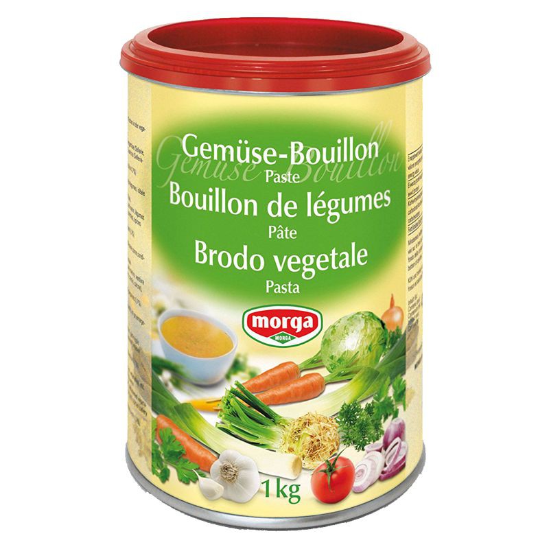 Morga Gemüse Bouillon Paste mit Speisewürze 1 kg