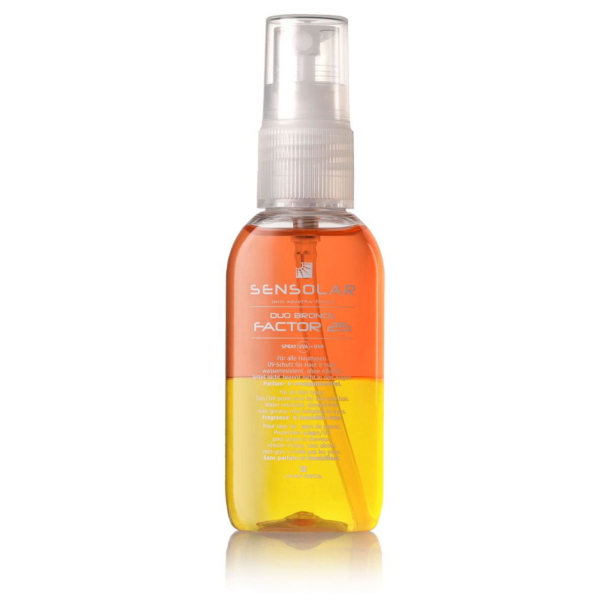 Sensolar Sonnenspray ohne Emulgator LSF 25 50ml Sensolar Sonnenspray ohne Emulgator LSF 25 50ml