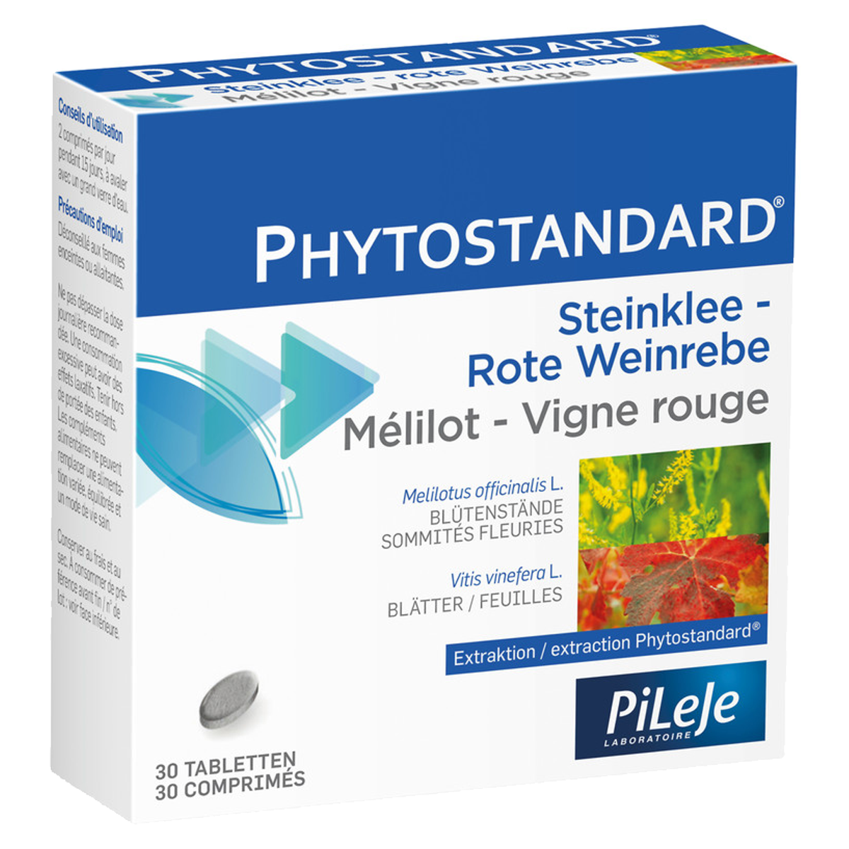Phytostandard Steinklee-Rote Weinrebe Tabletten 30 Stück Phytostandard Steinklee-Rote Weinrebe Tabletten 30 Stück