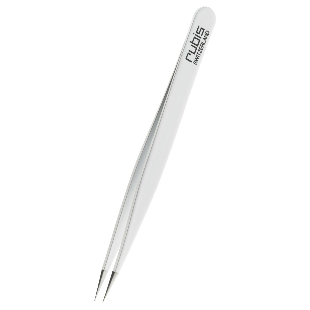 Rubis Pinzette spitz weiss Inox Rubis Pinzette spitz weiss Inox