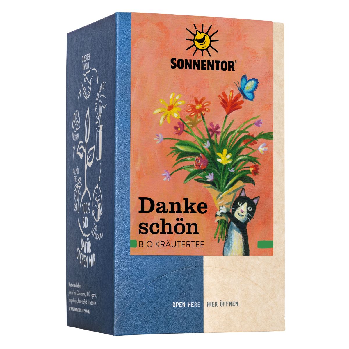 SONNENTOR Dankeschön Tee Doppelkammer 18 Beutel