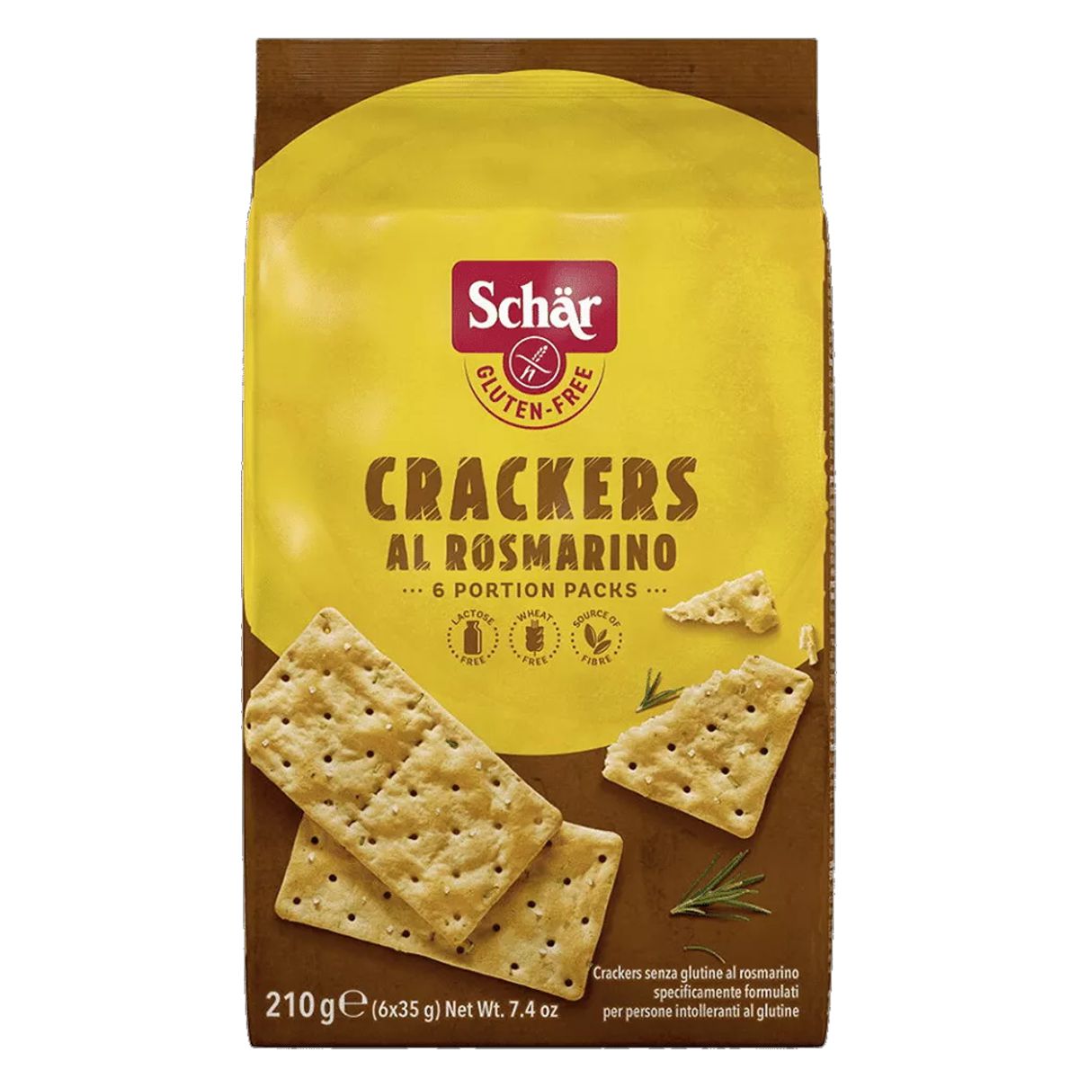 Schär Crackers al rosmarino glutenfrei 210 g Schär Crackers al rosmarino glutenfrei 210 g